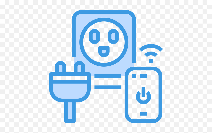 Free Smart Plug Icon Of Colored Outline - Smart Plug Logo Png Emoji,Plug Logo