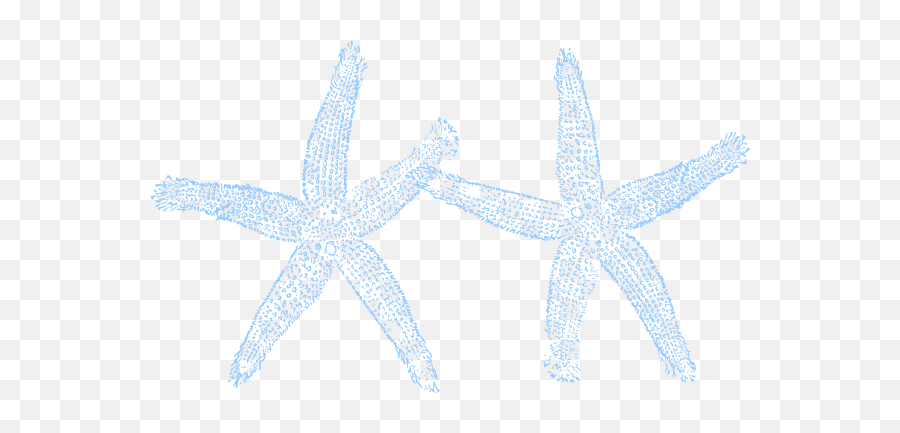 Light Blue Starfish Clip Art At Clker - Starfish Emoji,Blue Starfish Logo