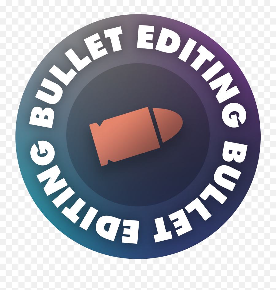 Video Editing For Youtubers Bullet Editing Emoji,Bullet Logo
