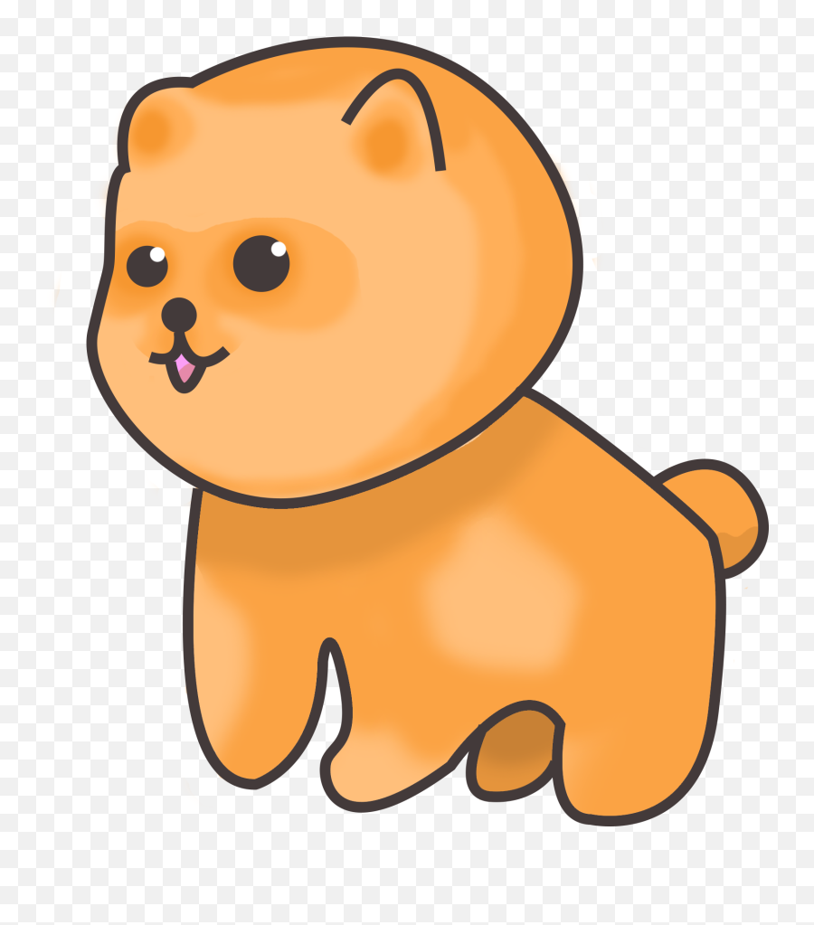 Chibi Pomeranian Emoji,Pomeranian Png