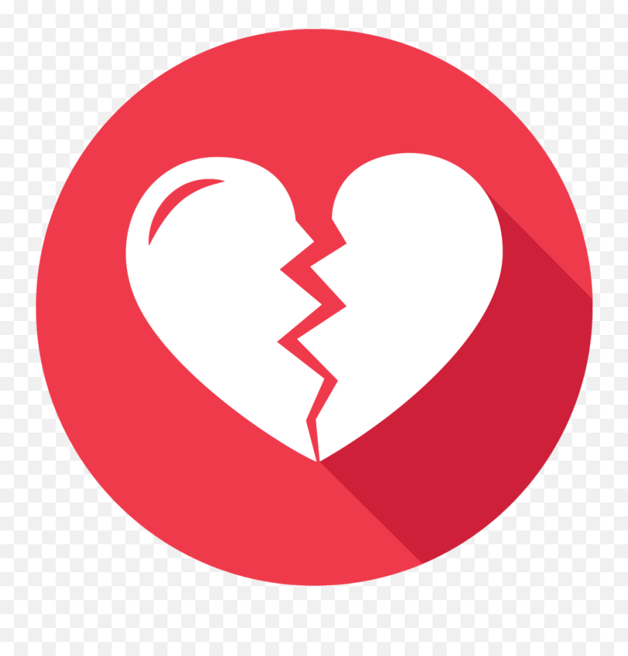 Free Heart Broken 1187464 Png With Emoji,Transparent Broken Heart