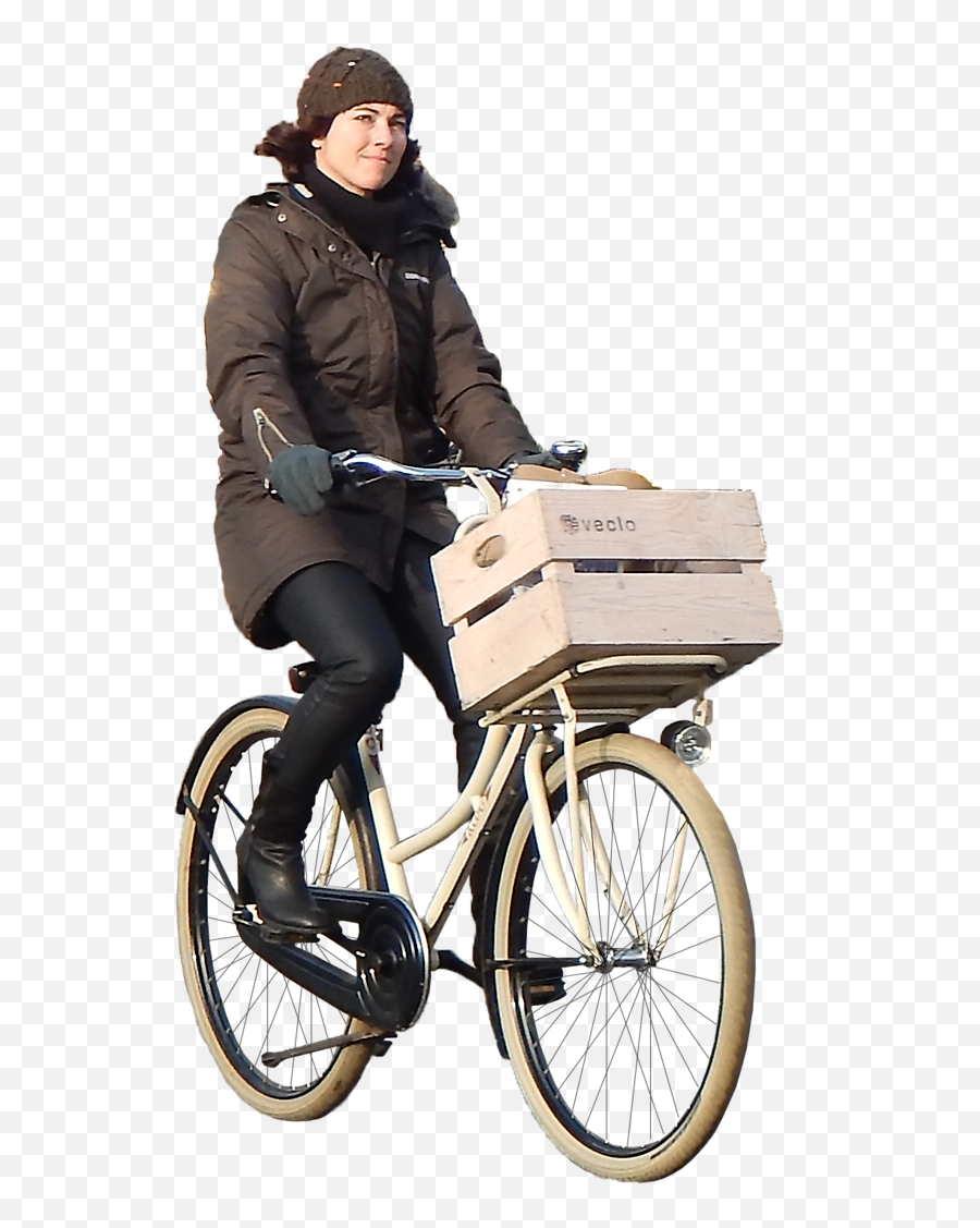 Download Free Png Woman On Bike Ps Materials Bike Urban Emoji,People Biking Png
