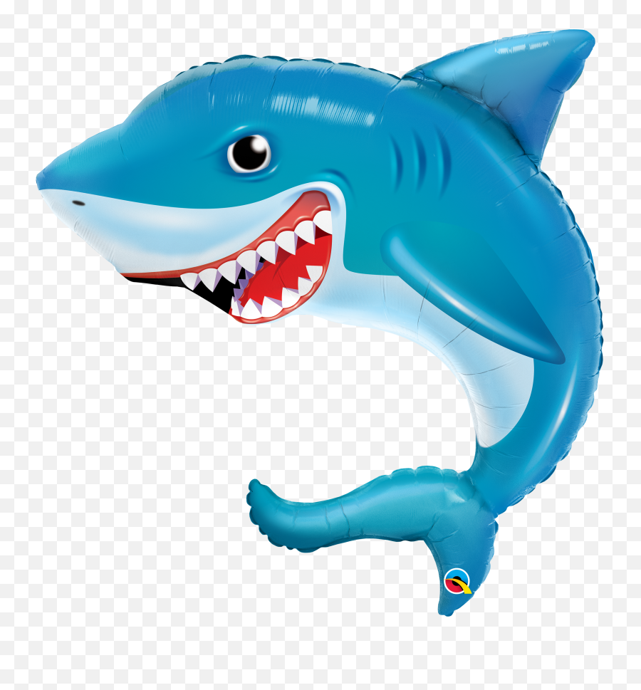 Shark Balloon 41 Ahoy Birthday Shark Party Supplies Anagram Emoji,Water Balloons Clipart