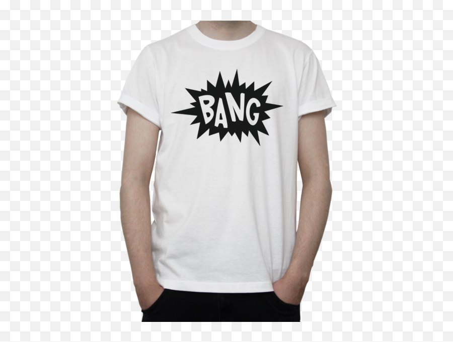 Download Hd Bang Pop Art T - Shirt Bw Word Design Retro Comic Emoji,Pop Art Logo