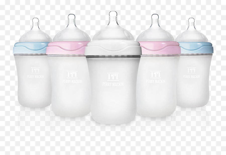 Silicone Baby Bottles Anti - Colic Soft Natural Feel Emoji,Baby Bottle Transparent