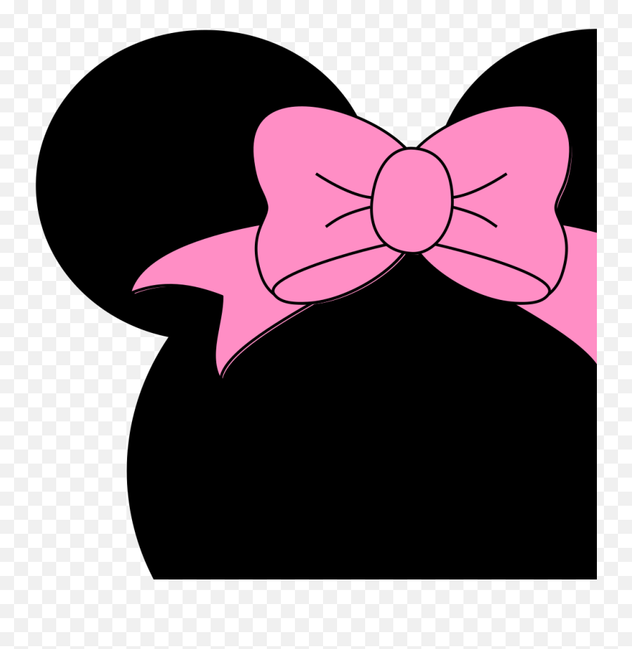Pink Bow Minnie Mouse Svg Vector Pink Bow Minnie Mouse - Bow Emoji,Minnie Mouse Bow Clipart
