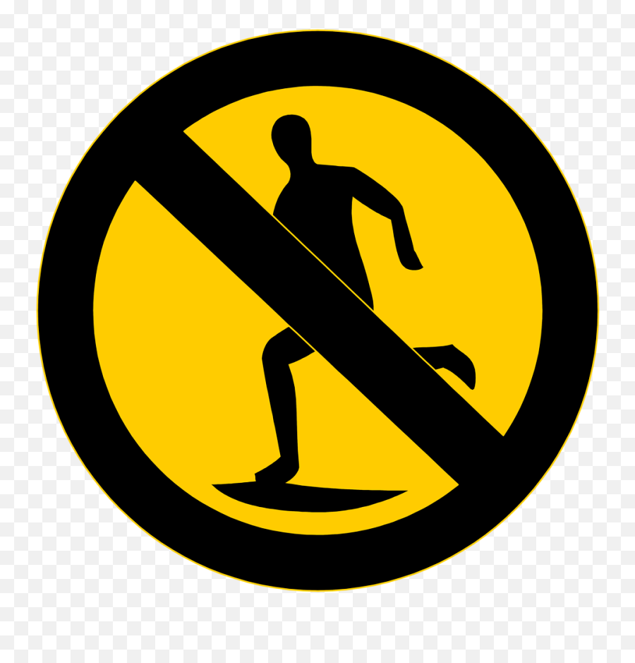 No Running Free Stock Photo Illustration Of A No Running - Running Sign Clip Art Emoji,Running Clipart