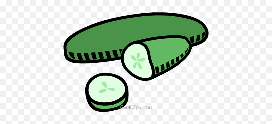 Cucumber Vegetable Royalty Free Vector - Gurke Clipart Emoji,Cucumber Clipart