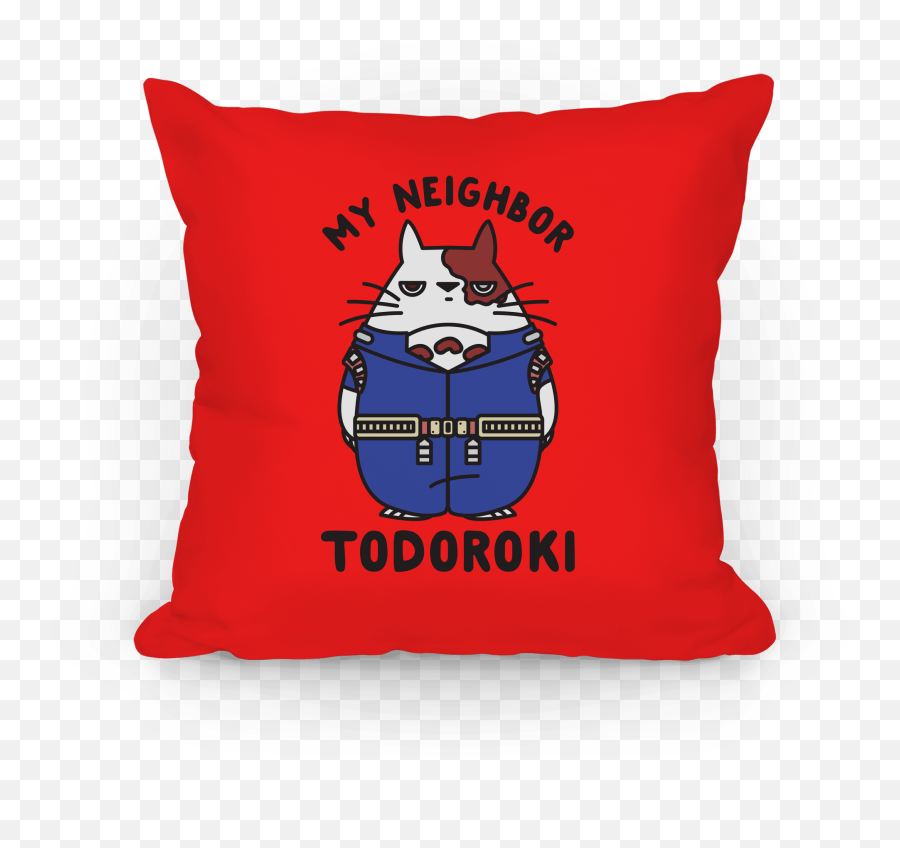 My Neighbor Todoroki Pillows Lookhuman - Definition Pillow Emoji,Todoroki Png