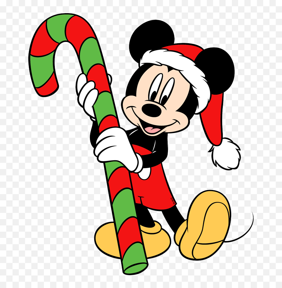 Christmas Cartoons Mickey Mouse Christmas - Christmas Mickey Emoji,Disney Christmas Clipart