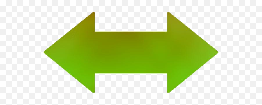 Transparent Two Way Arrow Logo Pngimagespics - Green Left Arrow Emoji,Arrow Logo