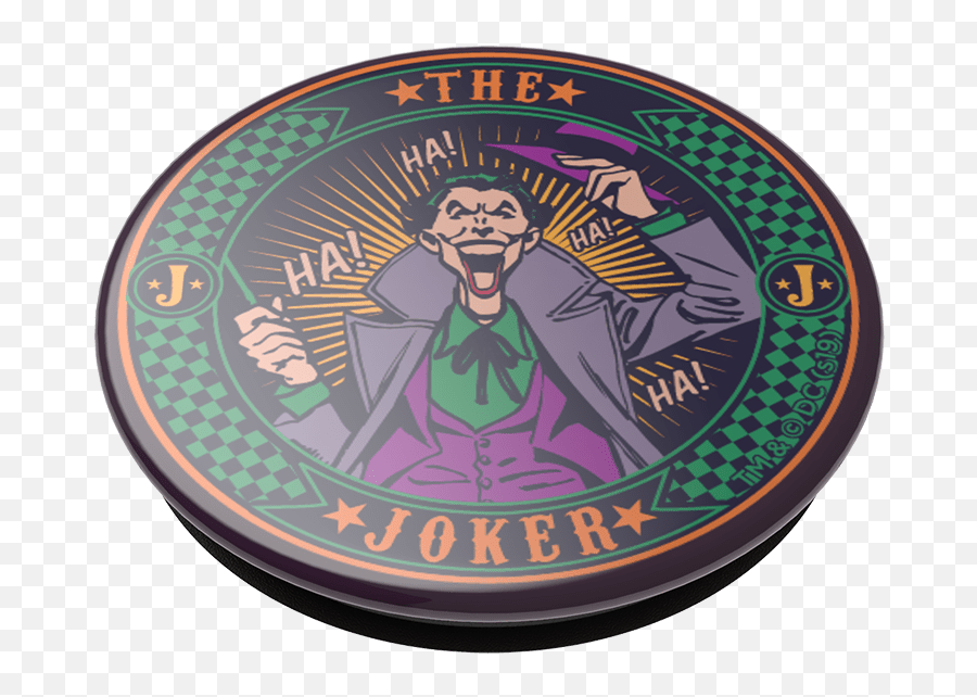 Popsocket - Dc Comics The Joker In Glossy Print Joker Popsocket Emoji,Faker Logo