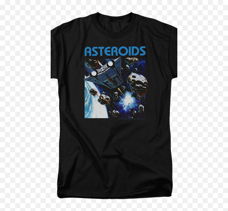 Asteroids Cartridge Art Atari T - Atari Asteroids Shirt Emoji,Asteroids Png