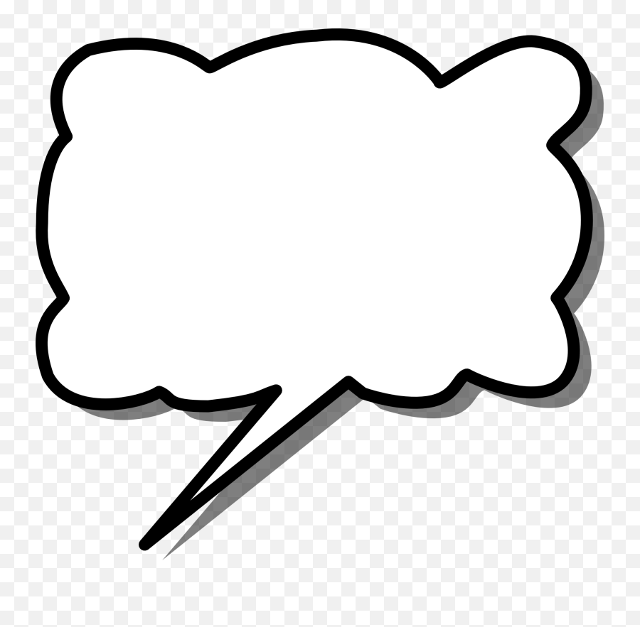 Thought Bubble Template - Clip Art Speak Emoji,Thought Bubble Clipart