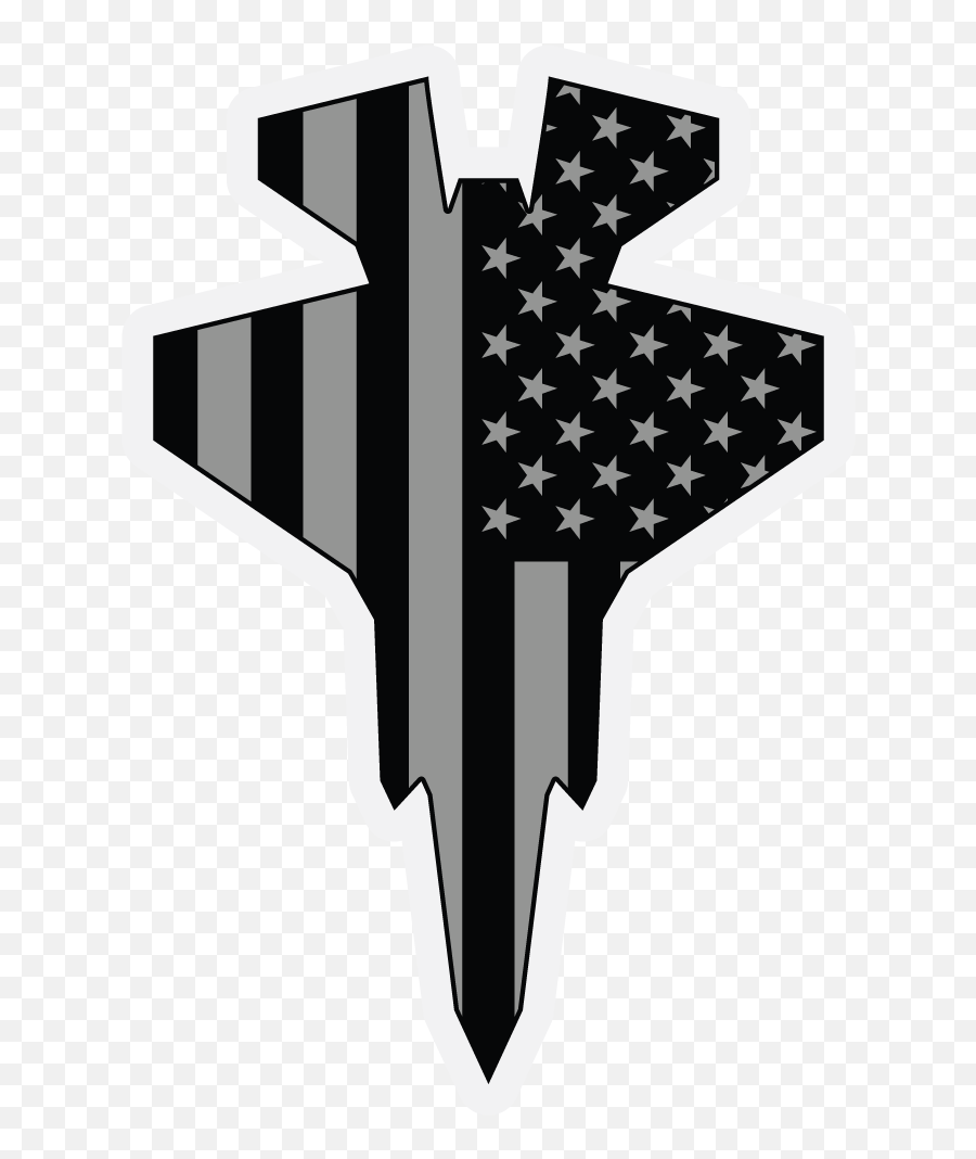 F - 35 American Flag Sticker U2014 Airshow News Emoji,Black And White American Flag Png