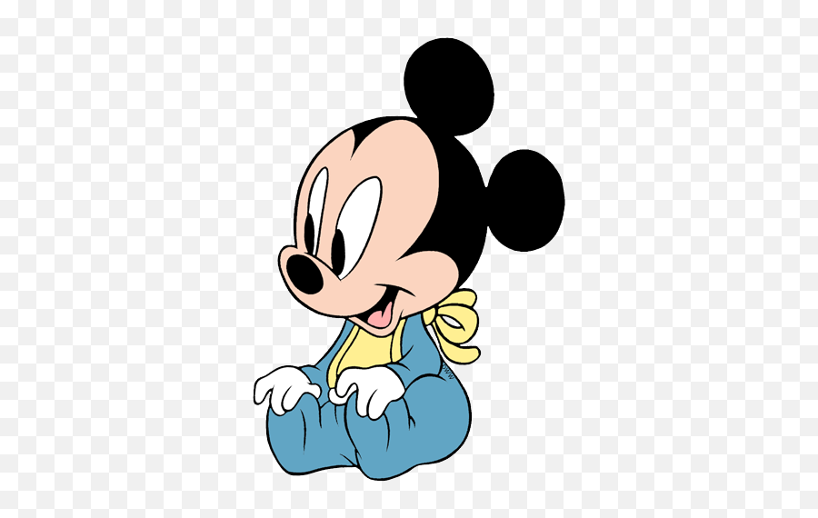 Download Jpg Free Library Baby Mickey Mouse Clipart - Mickey Emoji,Bebe Png