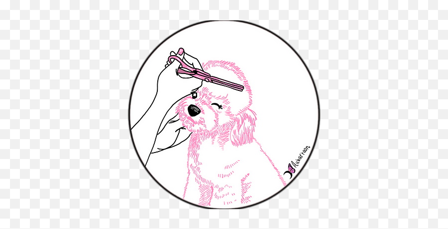 Home Emoji,Pink Dog Logo