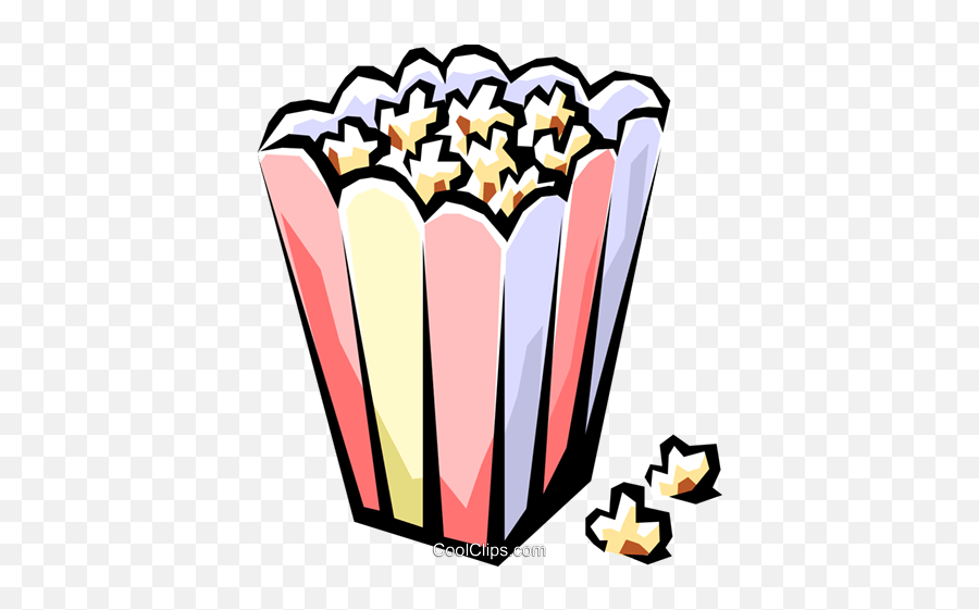 Popcorn Royalty Free Vector Clip Art Illustration - Arts0209 Emoji,Popcorn Clipart Free