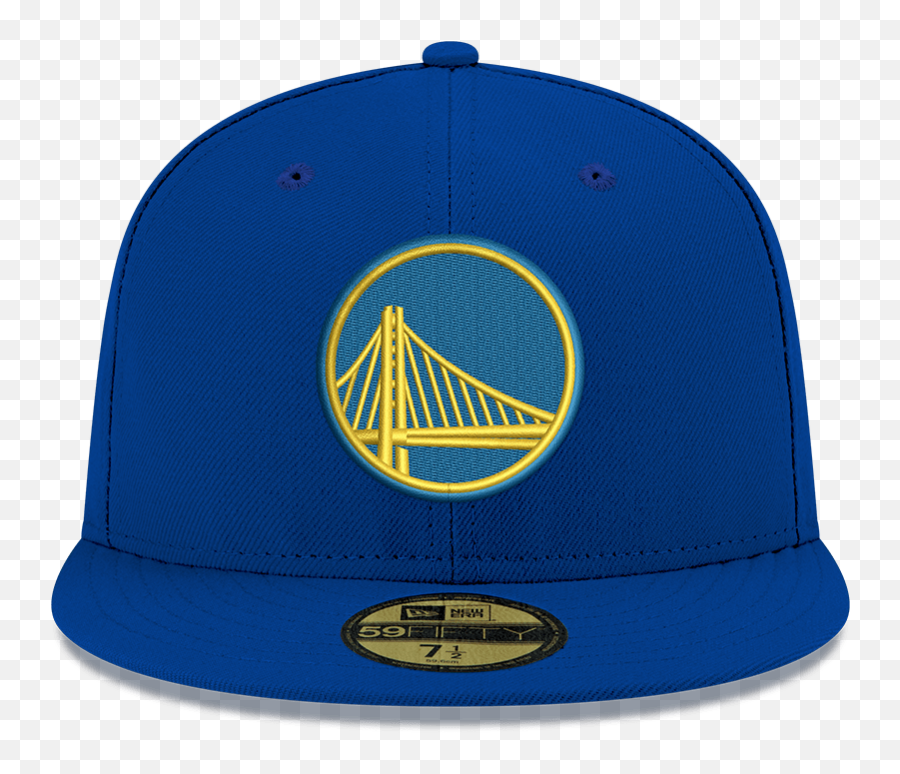 Golden State Warriors New Era Nba Blue Team Logo 59fifty Fitted Hat - Golden State Warriors Hat Transparent Emoji,New Nba Logo