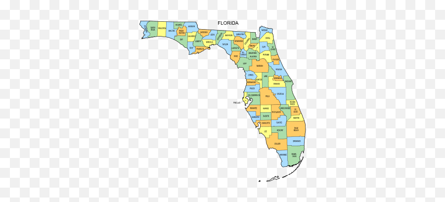 Florida U2013 Map Outline Printable State Shape Stencil Emoji,Florida Silhouette Png