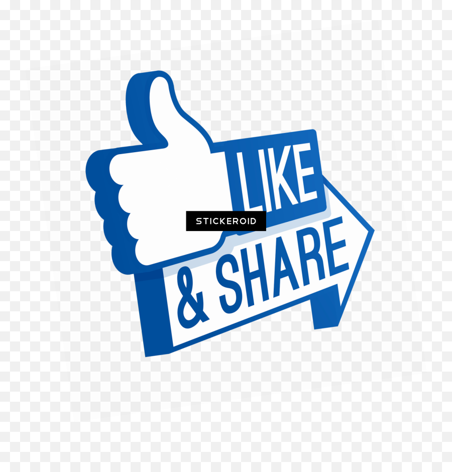 Facebook Like - Like Share Subscribe Button Full Size Png Like Share And Subscribe Facebook Emoji,Subscribe Button Png