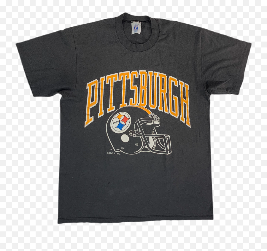 Vintage Pittsburgh Steelers Logo 7 T - Shirt Steeler Pittsburgh T Shirt Vintage Emoji,Steelers Logo Png