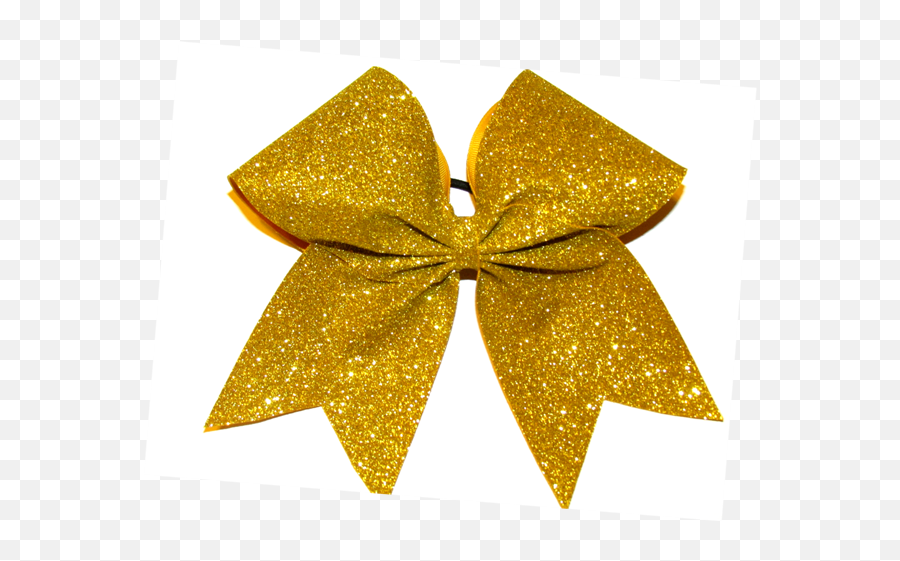 Gold Glitter Cheer Bow - Gold Cheer Bow Png Emoji,Gold Glitter Png