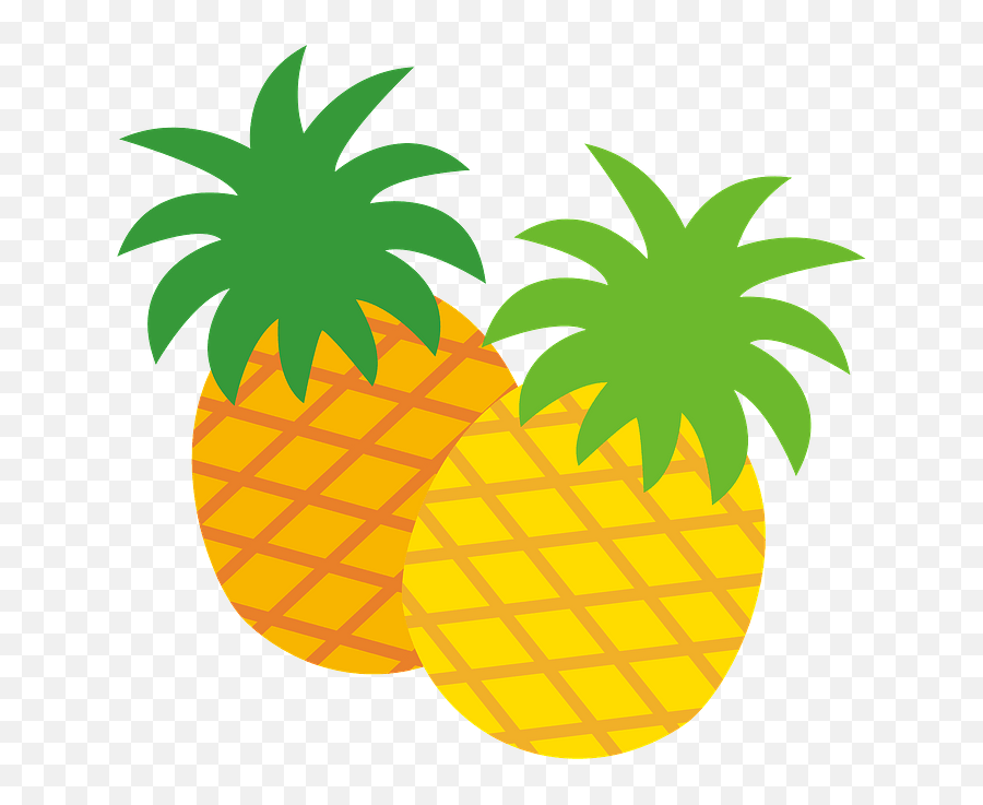 Pineapples Clipart - Pineapple Fruit Clipart Transparent Emoji,Pineapple Clipart