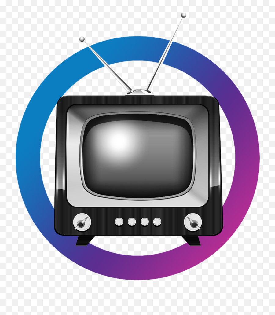 Television Clipart 1950s Tv - Television Set Transparent Portable Emoji,Television Clipart