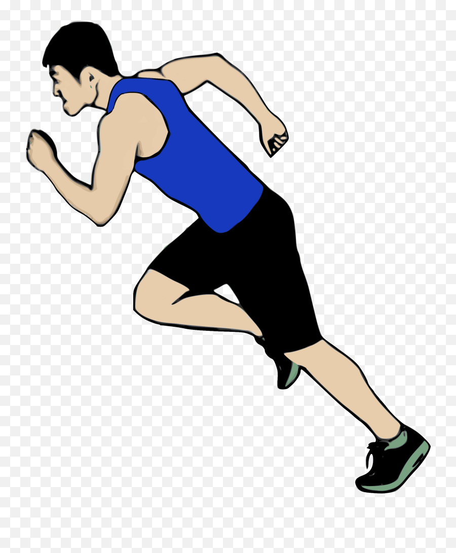 Download Hd Clipart - Man Running Clipart Transparent Png Man Running Clipart Transparent Emoji,Running Clipart