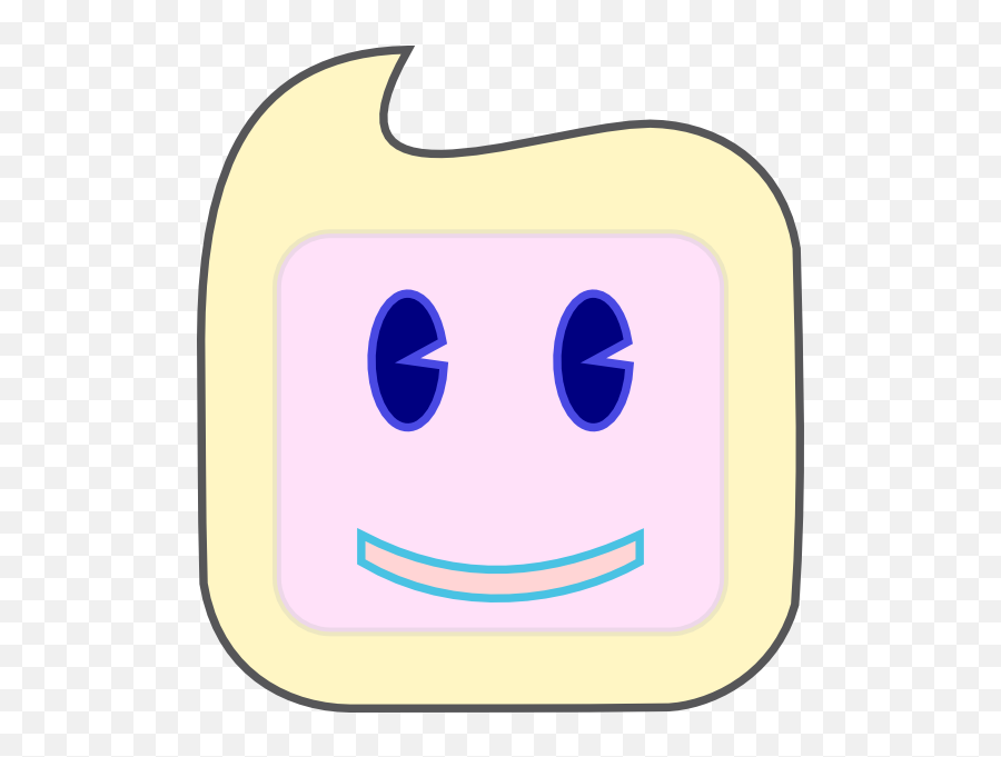Free Vector Smiley Square Face Clip Art - Square Smiley Face Clip Art Emoji,Smiley Face Transparent