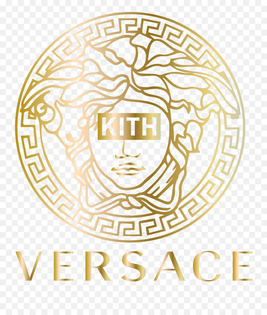 Logo Versace Transparent Png Image - White Gold Versace Logo Emoji,Versace Logo Png