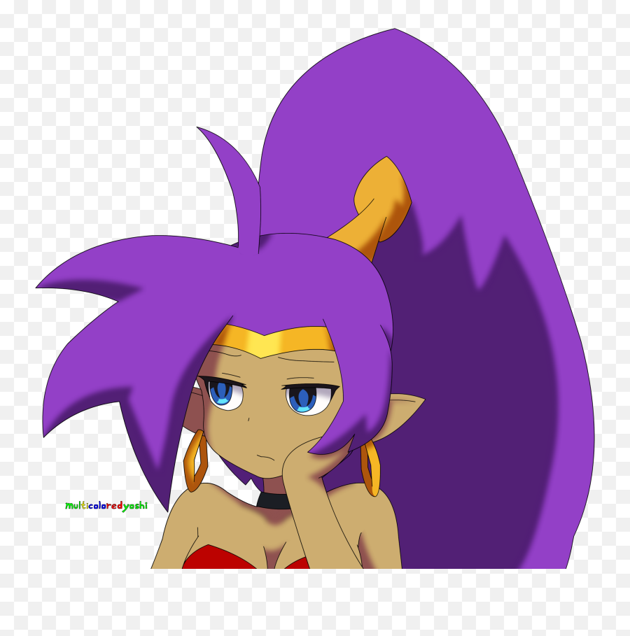 When You Complete Seven Sirens And - Fictional Character Emoji,Shantae Png