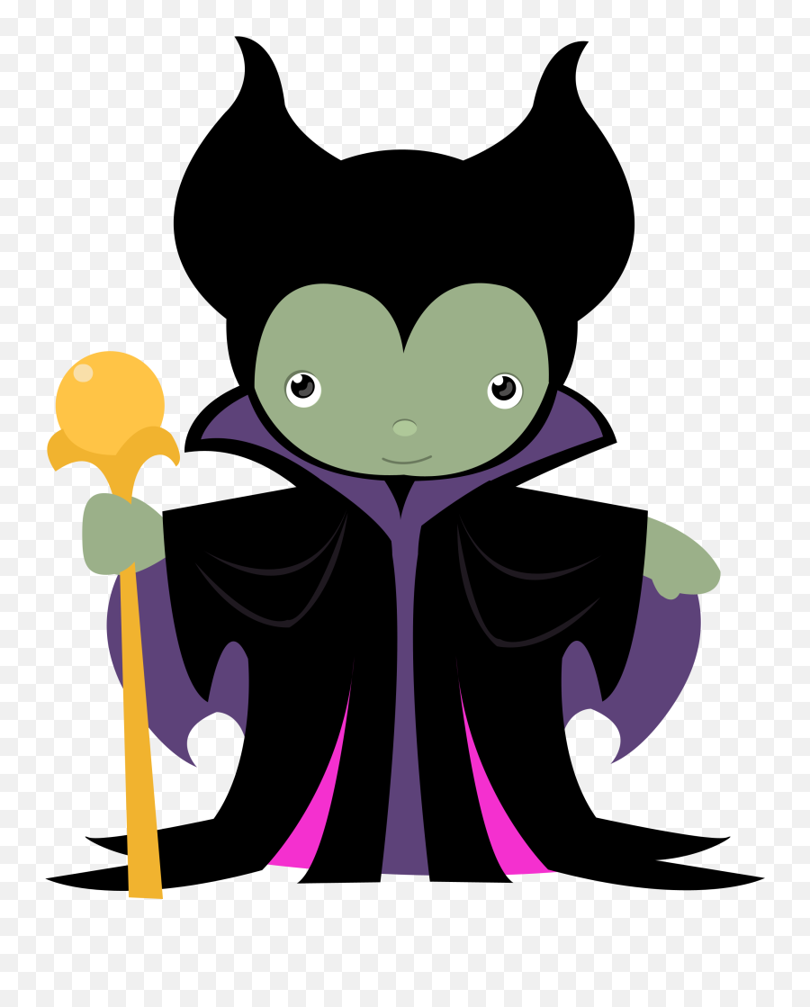 Disney Cartoon Characters - Villain Clipart Emoji,Maleficent Png