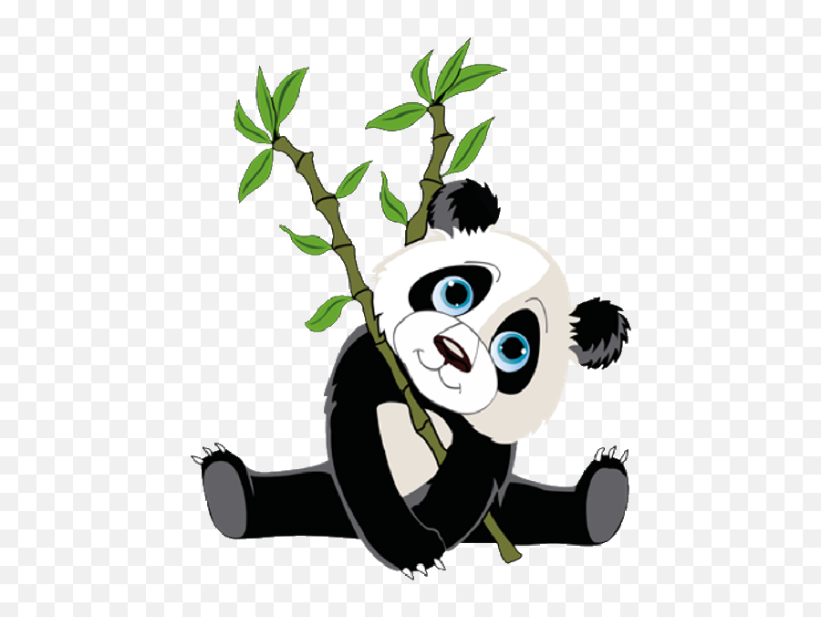 Cute Bears Clipart - Cute Panda Cartoon Panda Bears Emoji,Bears Clipart