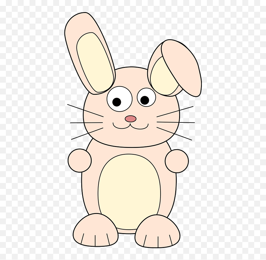 Rabbit Clipart - Happy Emoji,Bunny Face Clipart