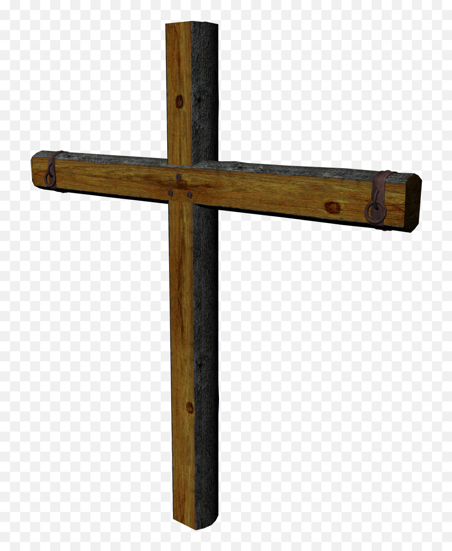 Rugged Cross Clipart - Rough Wooden Cross Png Emoji,Cross Clipart