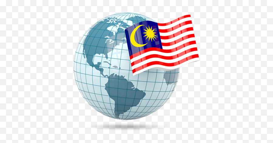 Download Hd Malaysia Globe Png Transparent Png Image - Canada Flag And Globe Emoji,Transparent Globe