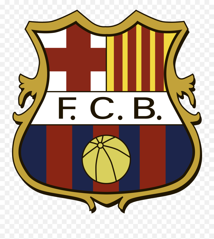Old - Fc Barcelona Old Logo Png Emoji,Barcelona Logo