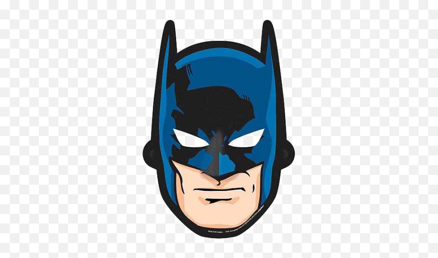 Batman Mask Png Pic - Cartoon Batman Face Png Emoji,Batman Mask Png