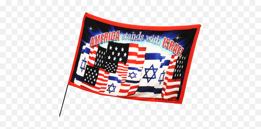 America Stands With Israel Worship Flag Emoji,Israel Flag Png