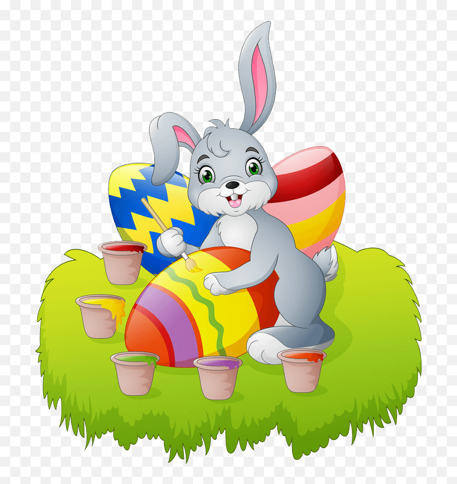 Free Easter Rabbit Clipart Png - Clipart World Emoji,Bunny Clipart Free