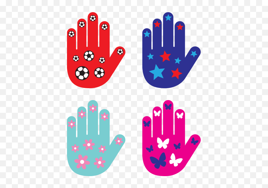 Kids Magic Gripper Gloves - Glove Clipart Full Size Dot Emoji,Gloves Clipart