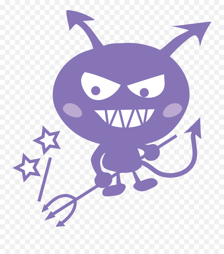 Germ Devil Clipart Free Download Transparent Png Creazilla Emoji,Devil Clipart
