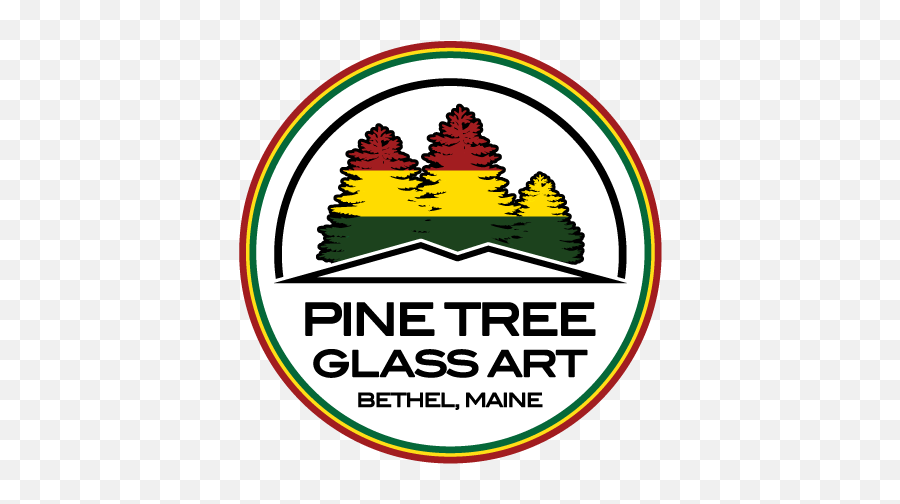 Pine Tree Glass Art - Language Emoji,Pine Tree Logo