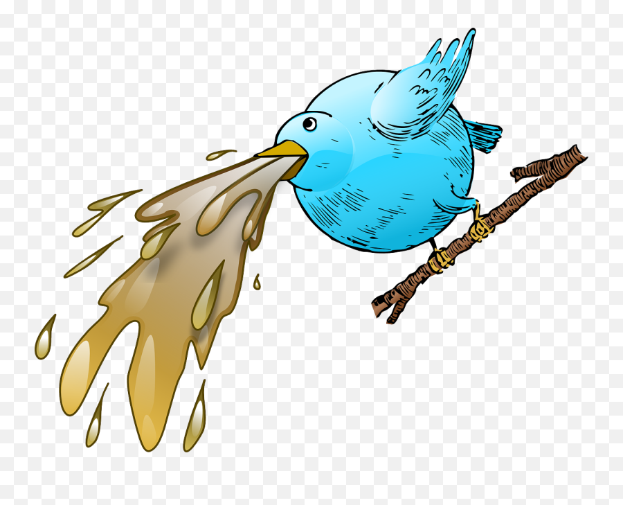 Twitter Logo Clip Art At Clkercom - Vector Clip Art Online Sick Bird Clipart Emoji,Twitter Logo