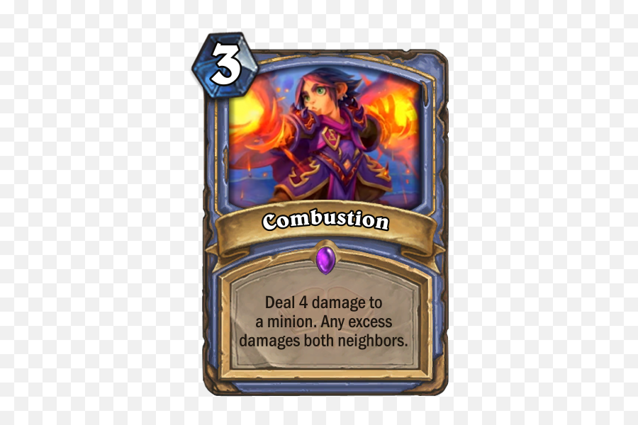 New Mage Epic Spell Combustion - Multiplayer Discussion Hearthstone Spell Cards Emoji,Omegalul Transparent