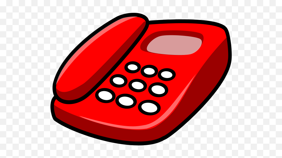 Red Telephone Png Svg Clip Art For Web - Download Clip Art Imagenes De Telefonos En Caricatura Emoji,Telephone Png