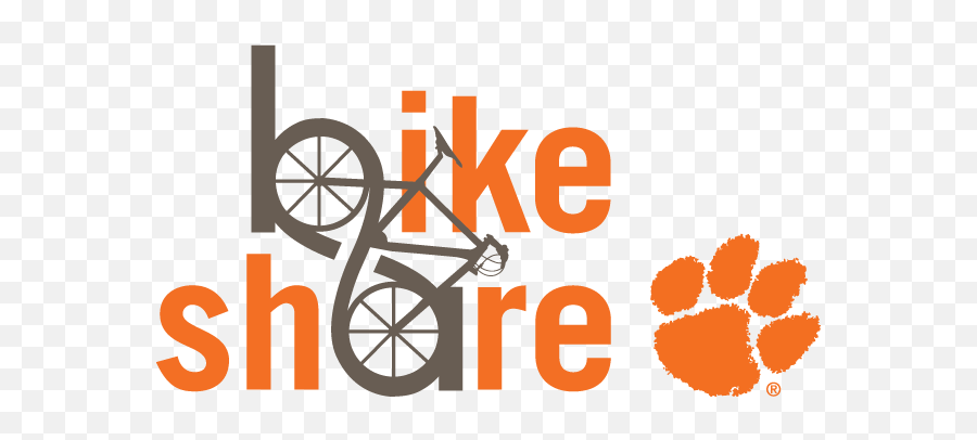 Clemson Bike Share - Clemson Tiger Paw Emoji,Clemson Logo