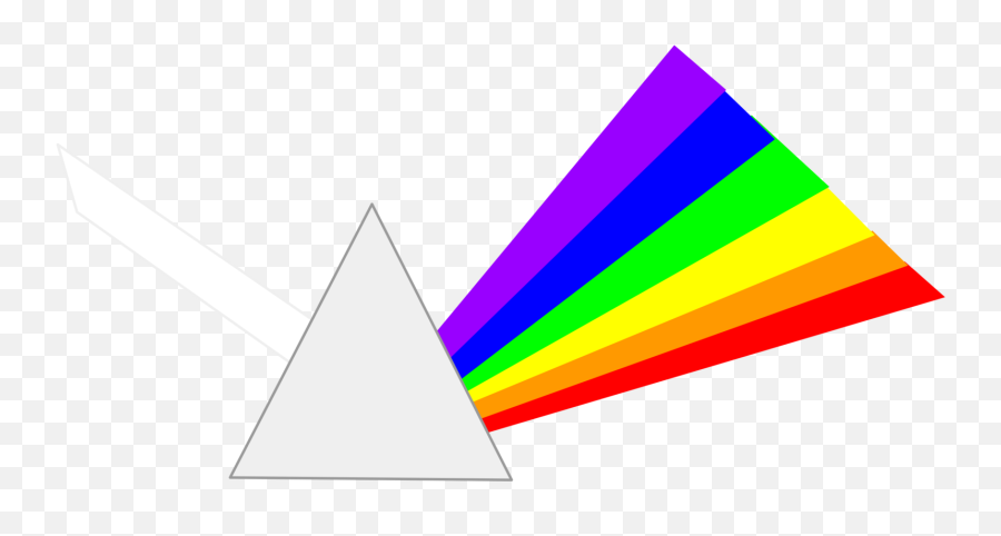 Prism Vector Light - Dispersion Of Light Png Emoji,Reflection Clipart